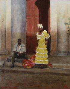 Vendedora de Recuerdos en La Habana (Seller of Dreams Old Havana, Cuba)